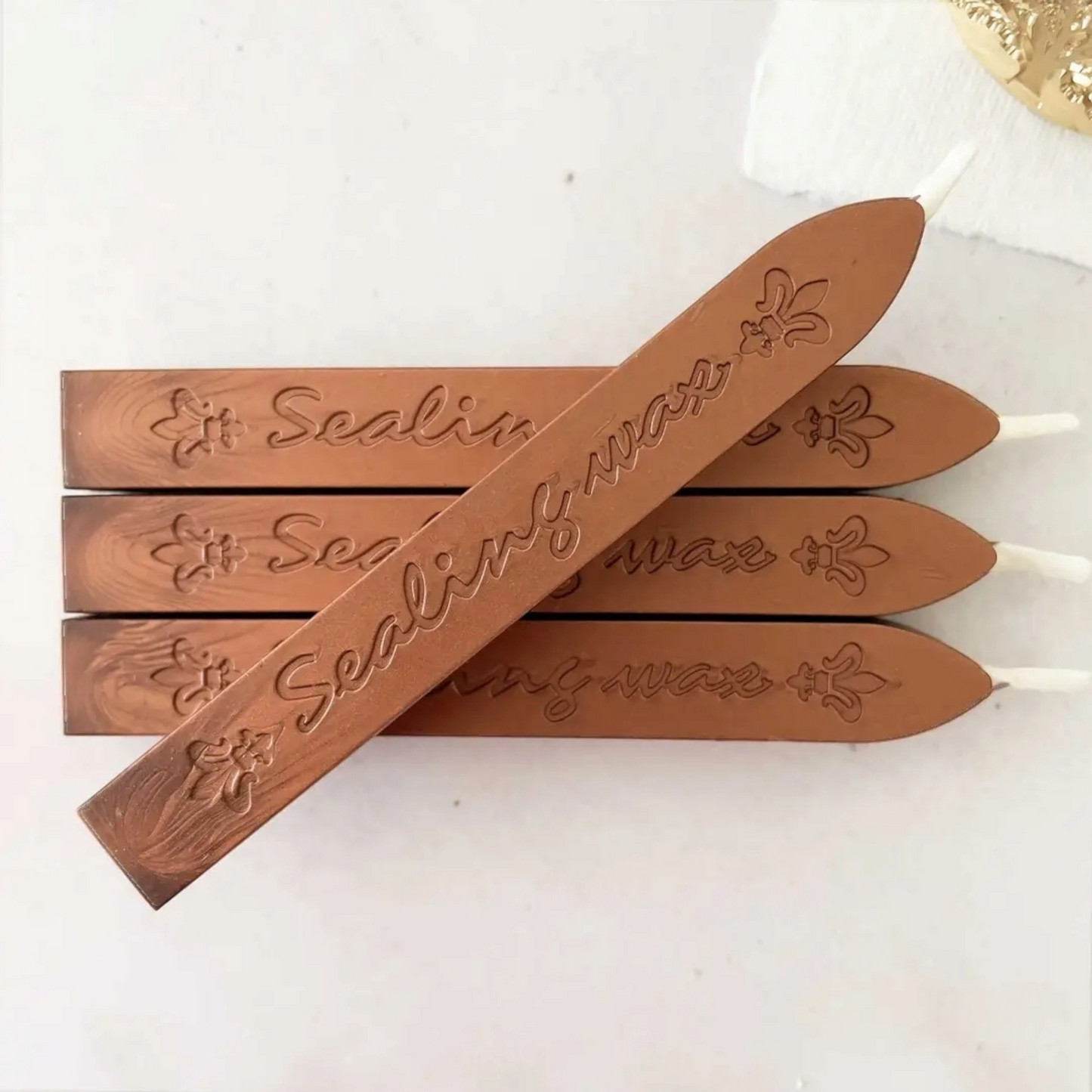1 x Sealing Wax Stick with Wick- Vintage Copper