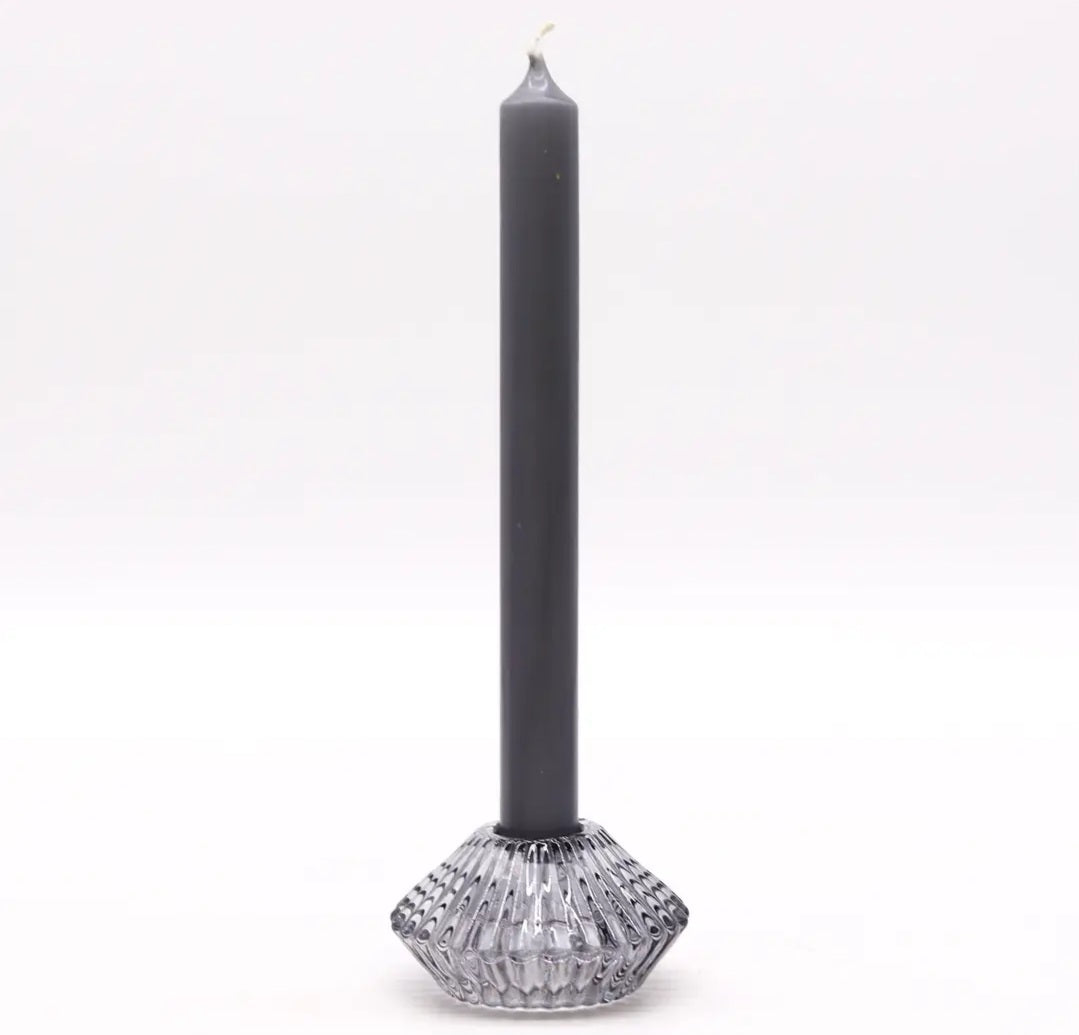 Flower Flip Candle / Tealight Holder - Midnight Grey
