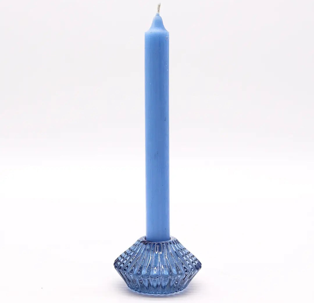 Flower Flip Candle / Tealight Holder - Royal Blue