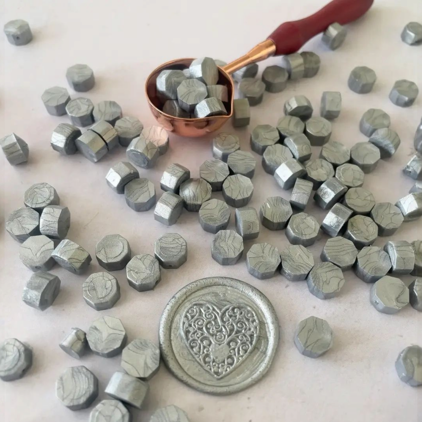 Sealing Wax Beads- Silver