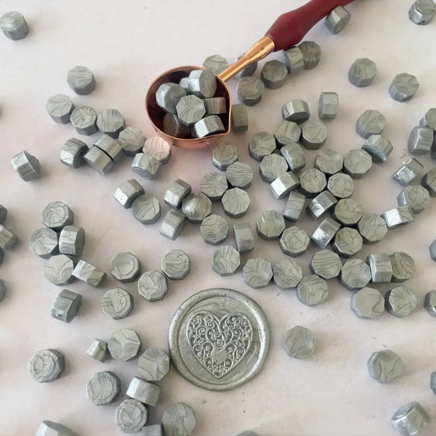 Sealing Wax Beads- Silver