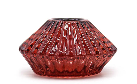 Flower Flip Candle / Tealight Holder - Vampire Red