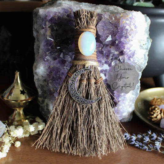 Crescent Moon Witches' Broom