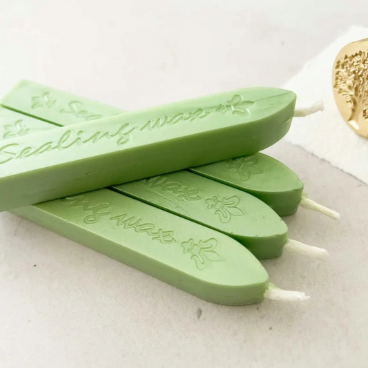 1 x Sealing Wax Stick with Wick- Fresh Green