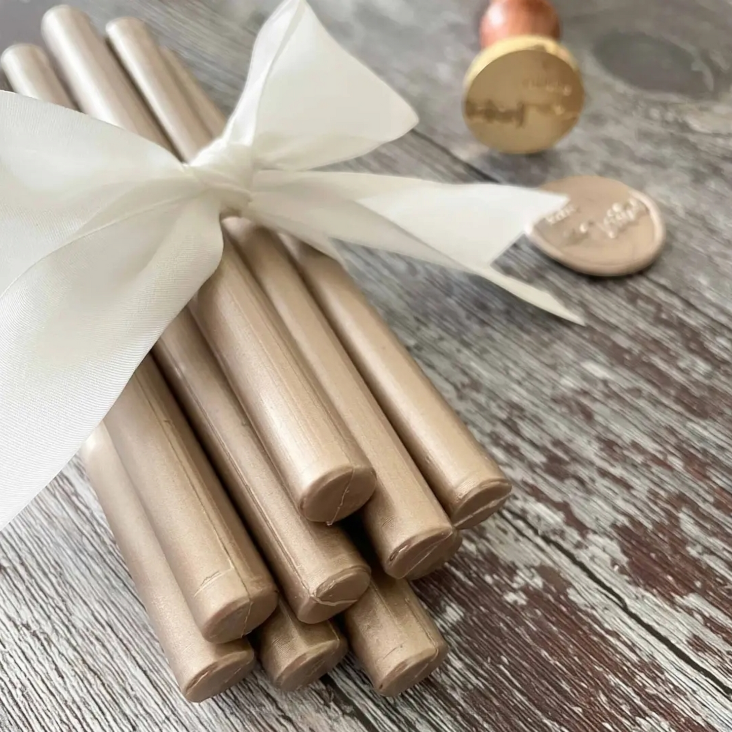 1 x Sealing Wax Stick- Champagne Gold