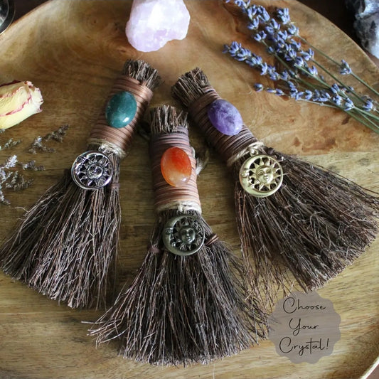 Moon and Sun Celestial Witches' Broom