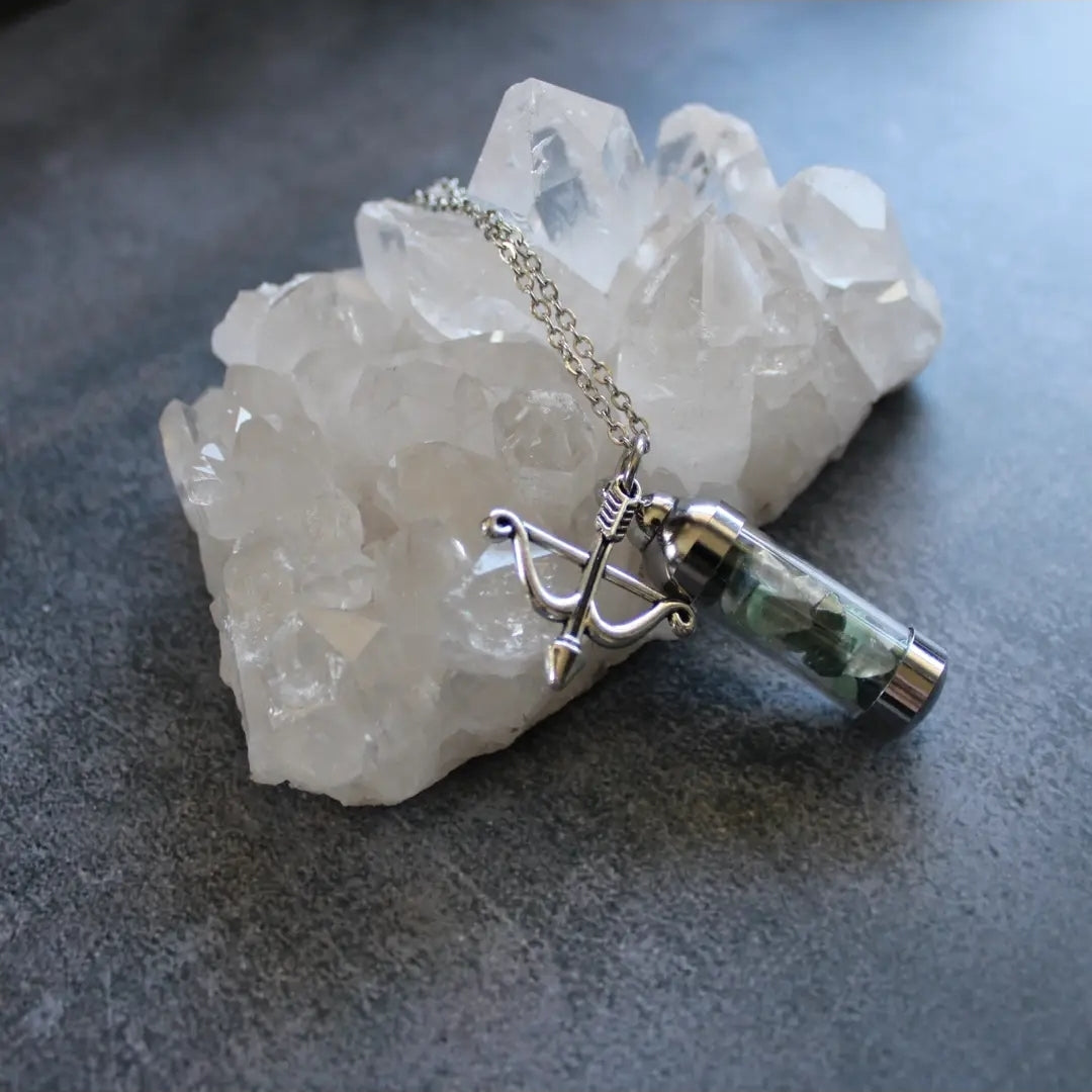 Artemis Spell Jar Amulet Necklace