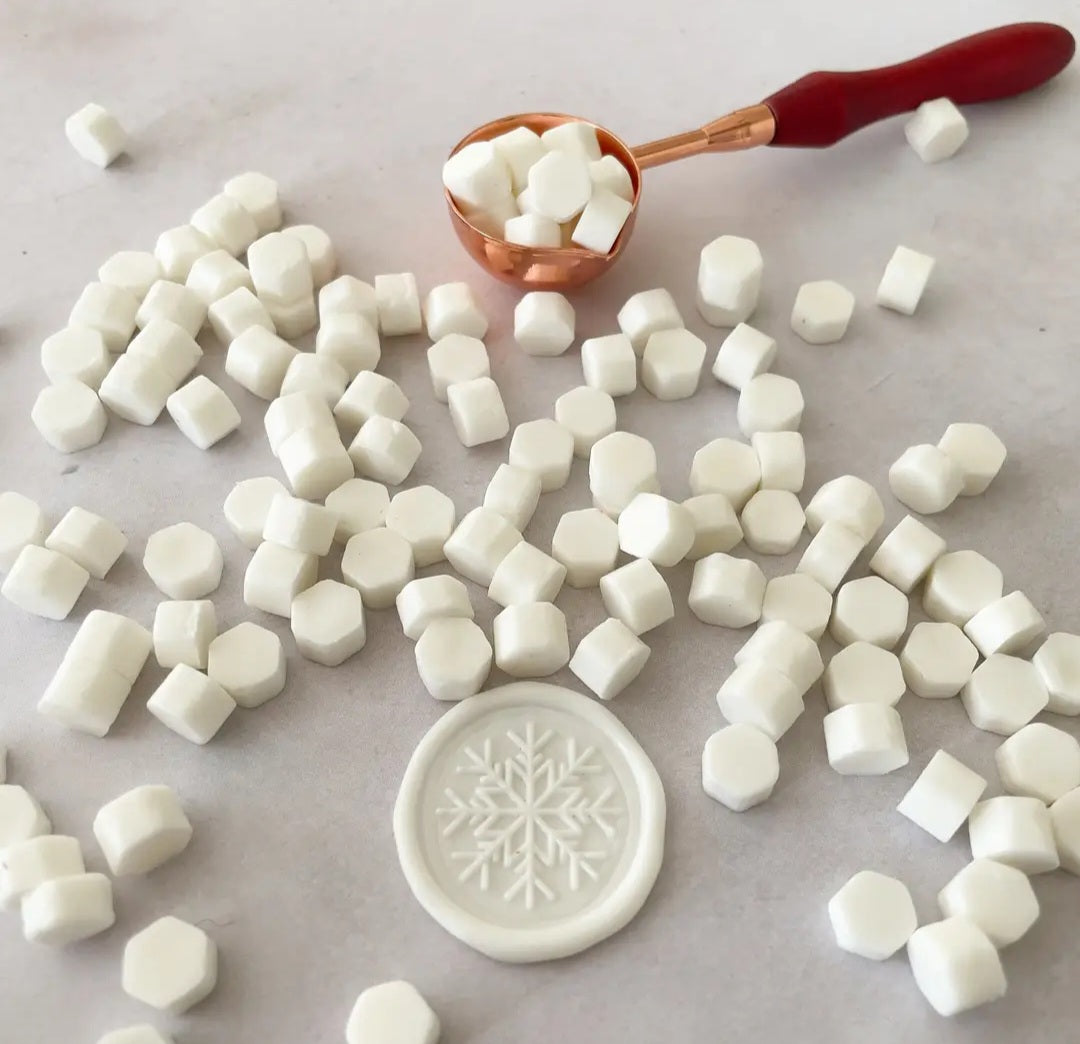 Sealing Wax Beads- White