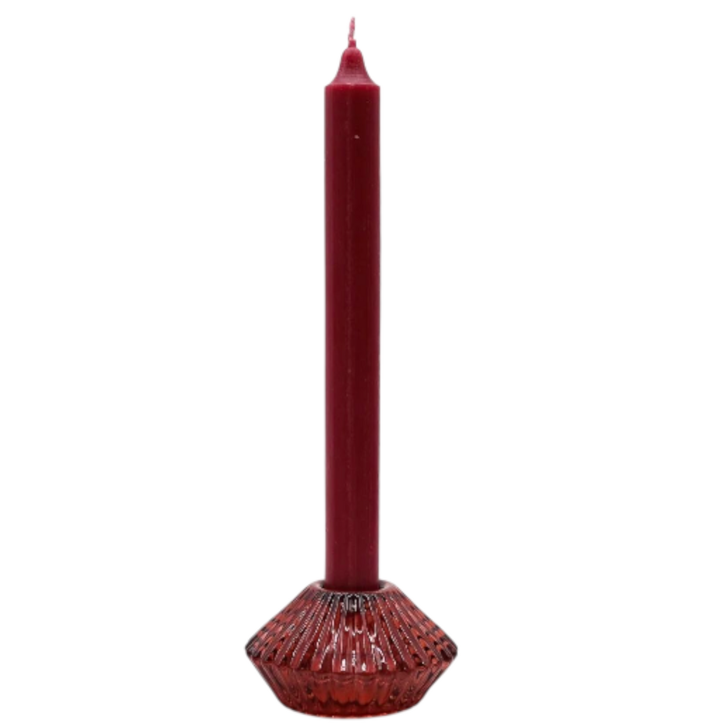 Flower Flip Candle / Tealight Holder - Vampire Red